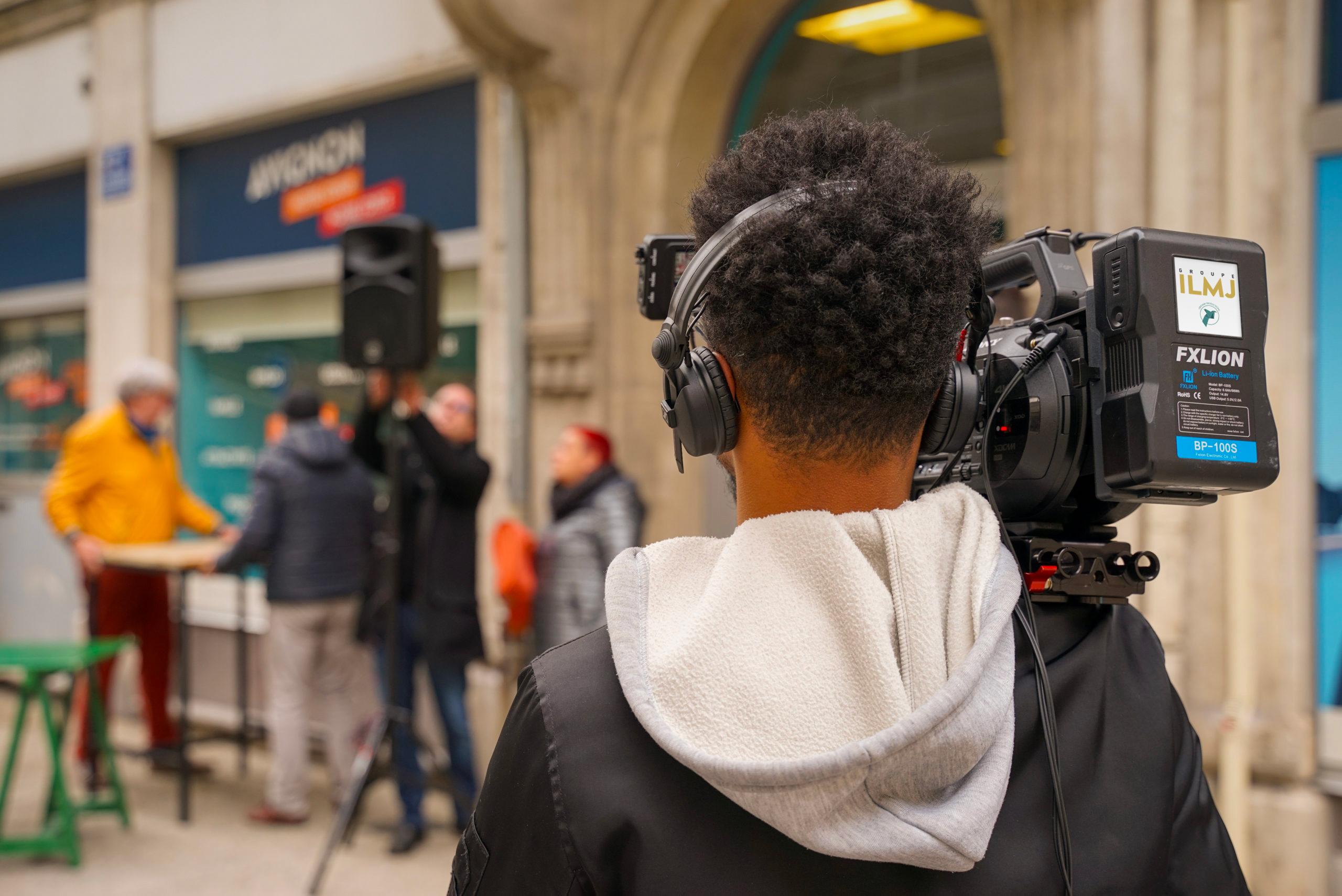 Tournage Cécile Helle